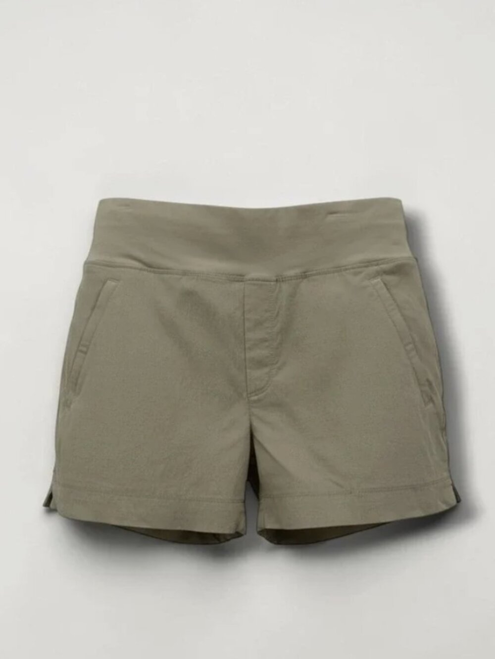 Athleta Trekkie North Mid Rise 3.5" Short in Olive Green Sz 8
